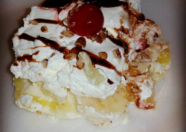 Banana Split Torte