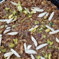 A picture of Walnut Halwa.