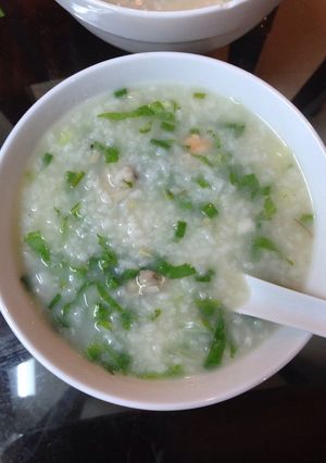 Hình của món Cháo nghêu.
