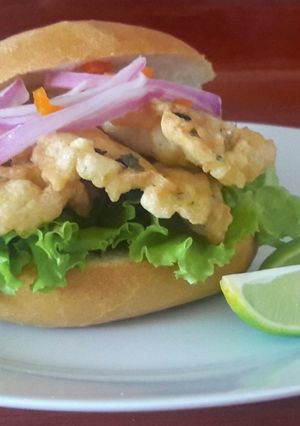 Una foto de Pan con pejerrey