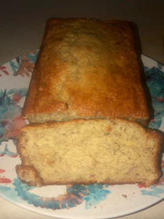A picture of EASY banana bread (nut free).