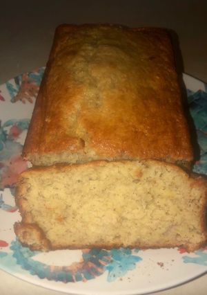 A picture of EASY banana bread (nut free).