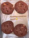 Healthy double chocolate cookies no sugar no flour!!