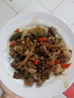 Foto resep Daging lada hitam