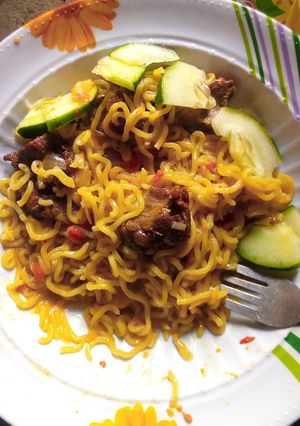 A picture of Indomie.