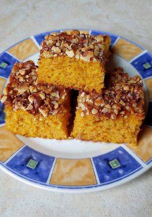 Sütőtökös-diós piskóta recept fotója