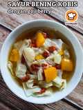 Sayur Bening Kobis Dengan Goji Berry