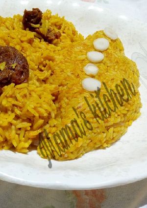 Dafadukan shinkafa ta manja ainihin hoton girkin
