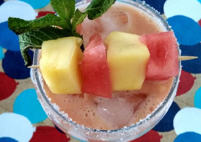 Mango and Watermelon smoothie