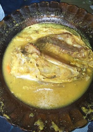 Foto resep Kepala kakap kuah kuning