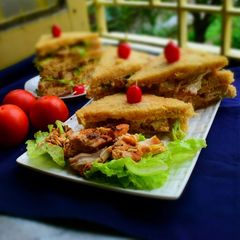 A picture of Tex Mex Chilli Sandwich.