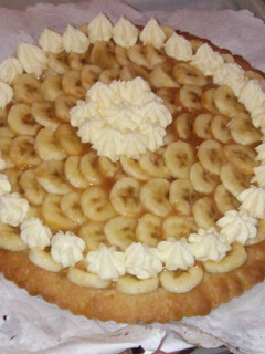 Una foto de Tartas de bananas con dulce de leche