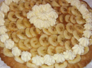 Una foto de Tartas de bananas con dulce de leche