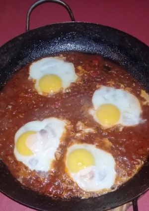 Una foto de Shakshuka