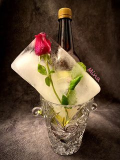 عکسی از دستور یخ تزیینی