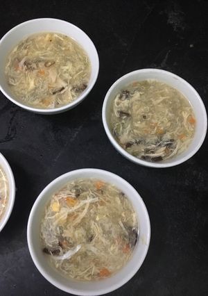 Hình của món Súp gà rau củ.