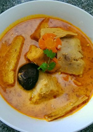 Hình của món Cari Chay.
