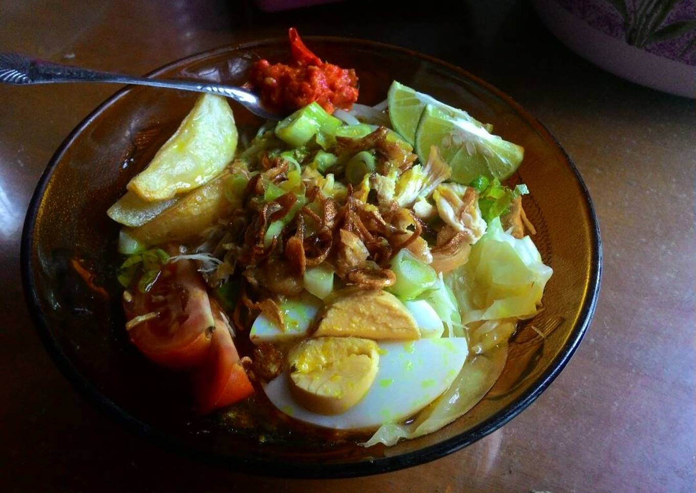 Soto ayam bening