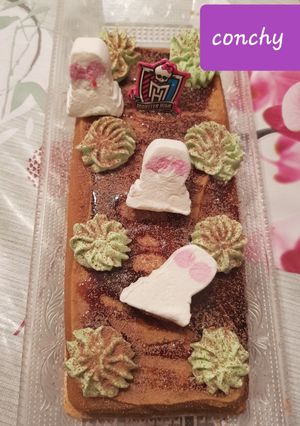Una foto de Cementerio de flan en el micro para el concurso