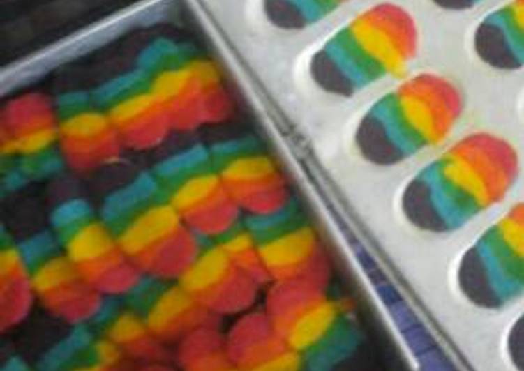 Cara Terbaik LezatLidah kucing rainbow