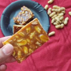 Peanut chikki A picture of Peanut chikki.