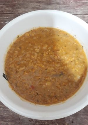 عکسی از دستور سوپ نخود رژیمی به روش من