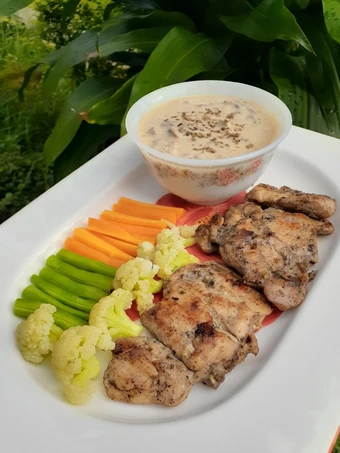 Cara Mudah Membuat Resep Chicken steak with mushroom sauce yang Sempurna Anti Ribet, Mantap