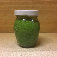 A picture of Wild garlic pesto.