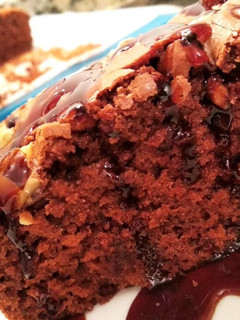 Una foto de Bizcocho de chocolate con nueces