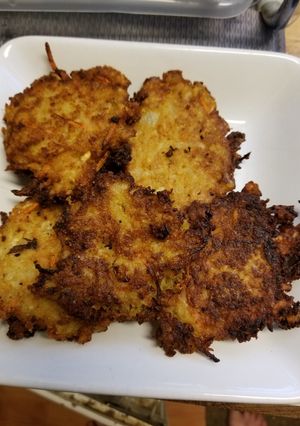 A picture of Hidden Valley Latkes by Jeannine Pagarigan.