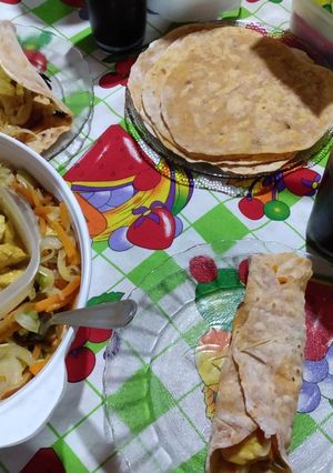 Una foto de Tacos o fajitas de pollo