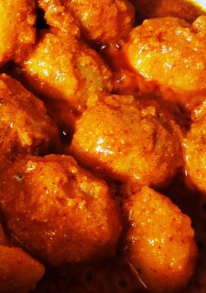 নিরামিষ আলুরদম(niramish aloo dum recipe in Bengali) রেসিপির প্রধান ছবি