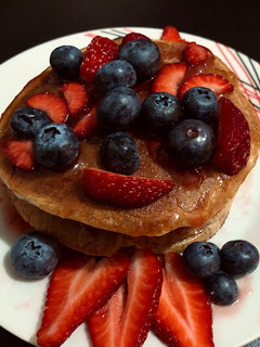 Φωτογραφία της συνταγής Pancakes βρώμης και σκόνη πρωτεΐνης