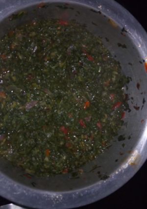 A picture of Managu/spinach.
