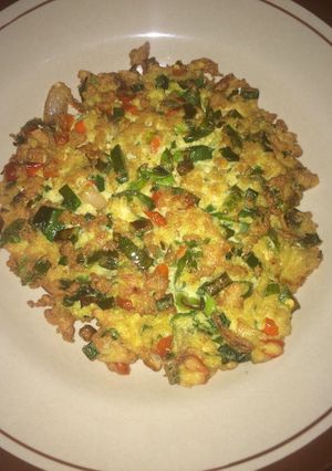 Foto resep Telor Dadar Tahu