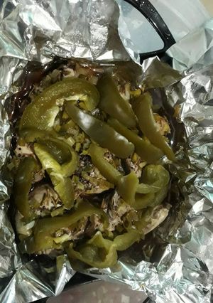 A picture of Steamed Chicken with Rosemary and Thyme.