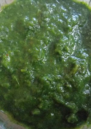 A picture of Peas chutney.