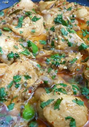 A picture of Yogurt Karahi 😋.