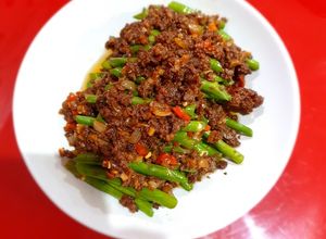 Foto resep 66. Cah buncis daging cincang
