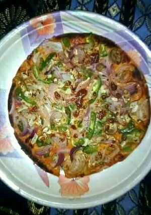 A picture of Homemade pizza.