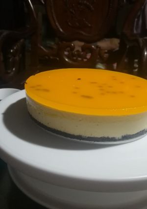 Hình của món Mousse chanh leo.