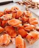 Ruột Bánh Mì Lót Cá Hồi Xông Khói