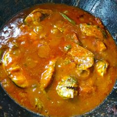 A picture of Macher tortori(fish curry).