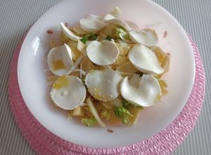 Una foto de Ensalada con queso