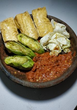 Foto resep Sambel tomat terong dan kubis organik