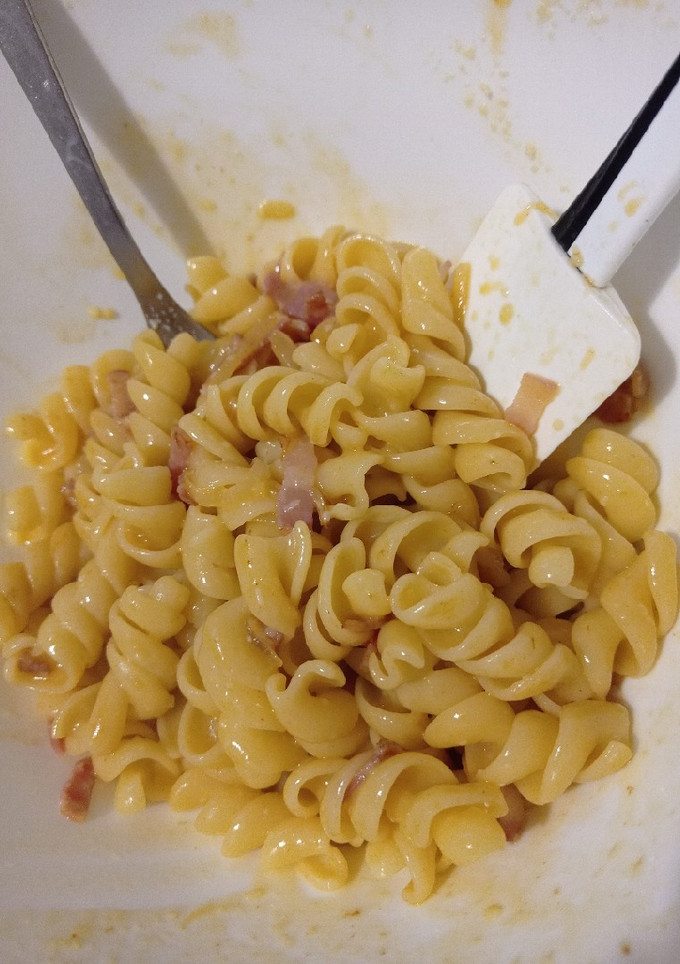Una foto de Carbonara de toda la vida