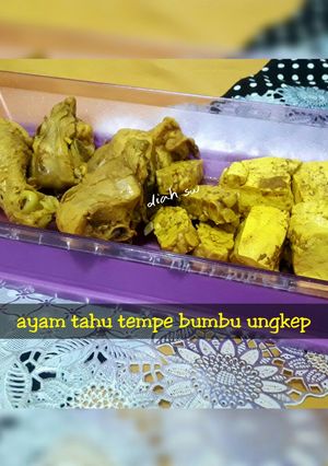Foto resep Ayam tahu tempe bumbu ungkep