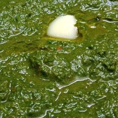 A picture of Sarso ka saag.