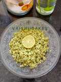 Winter Teatime Snack Hurda Chaat or Tender Green Jowar Chaat or Vaanicha Hurda