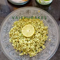 A picture of Winter Teatime Snack Hurda Chaat or Tender Green Jowar Chaat or Vaanicha Hurda.